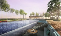 马来西亚槟城闪耀公寓亚克力透明无边界泳池
